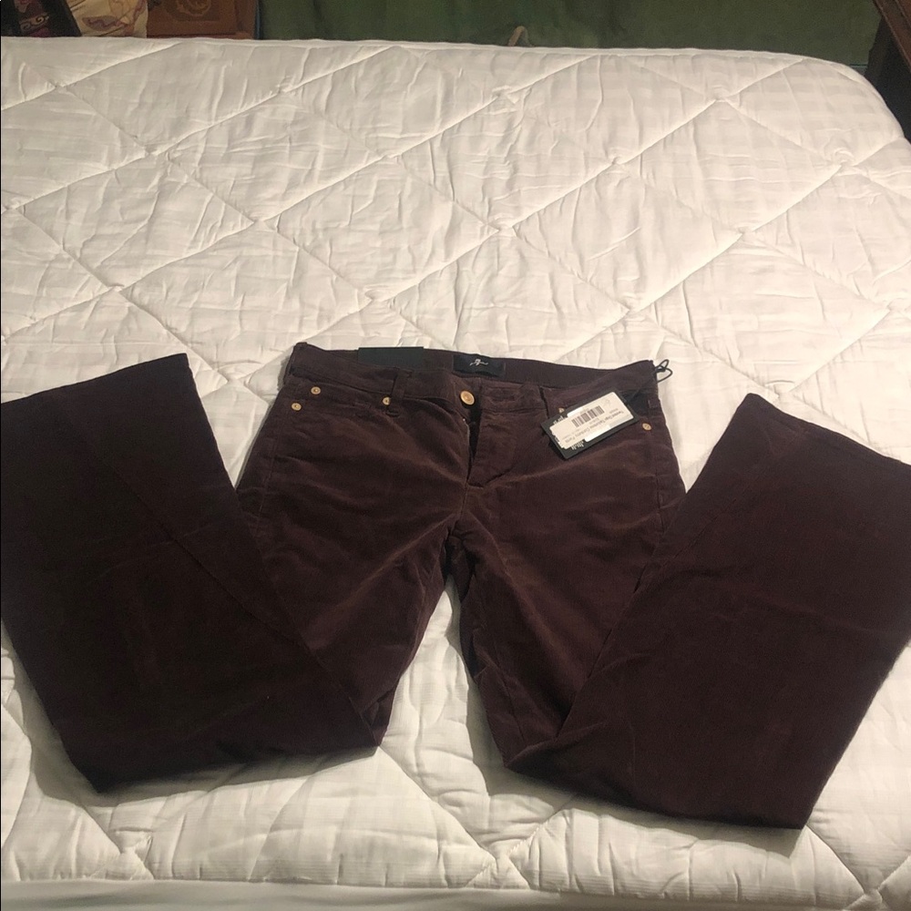 NWT SFAM twisted dojo tailorless corduroy jeans
